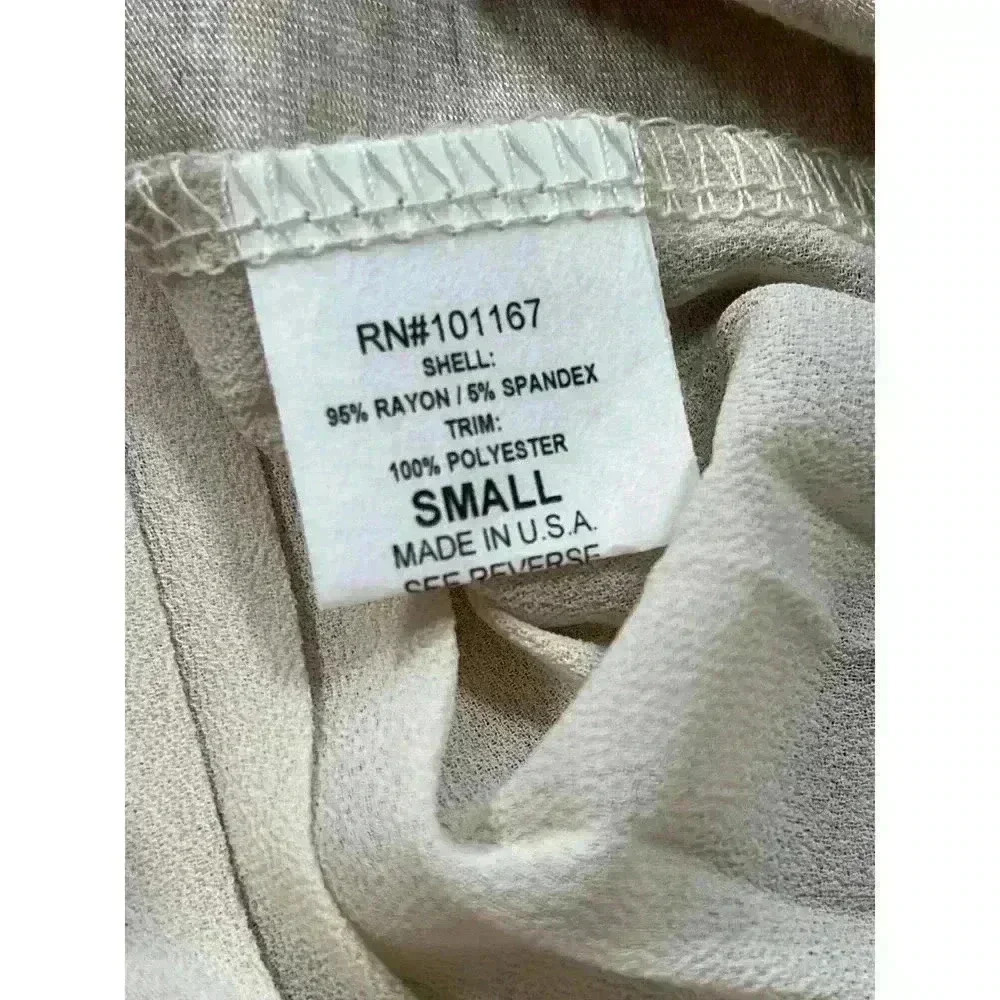 🌼 Anthropologie Pebble & Stone Pleated Hem Button-Back Top (Size Small) - Picture 4 of 4